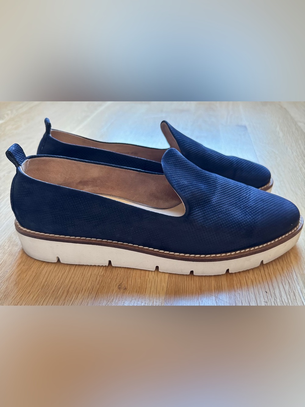 Paul Green Loafer Suede Leather Navy Blue UK 6.5 US 9